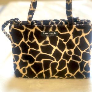 Kate Spade animal print crossbody purse